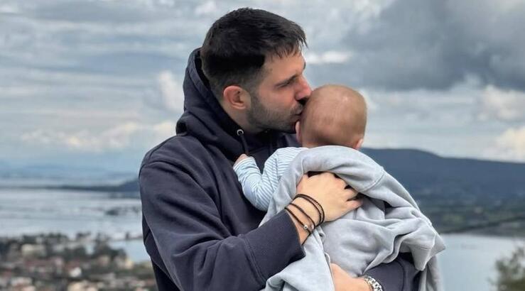 Γιώργος Λιβάνης: Το τρυφερό βίντεο με τον 9 μηνών γιο του 