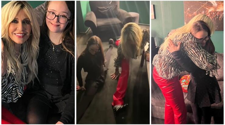 Άννα Βίσση: Έκανε σπαγγάτο στο καμαρίνι της υπό την επίβλεψη αθλήτριας με σύνδρομο down [βίντεο]