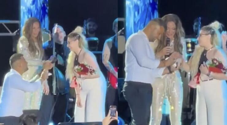 Δέσποινα Βανδή: 23χρονος ανέβηκε στη σκηνή συναυλίας της και έκανε πρόταση γάμου