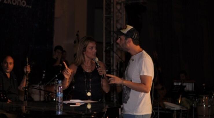 Νατάσα Θεοδωρίδου, Γιώργος Θεοφάνους, Γιώργος Παπαδόπουλος: Λίγο πριν την έναρξη της μεγάλης συναυλίας!