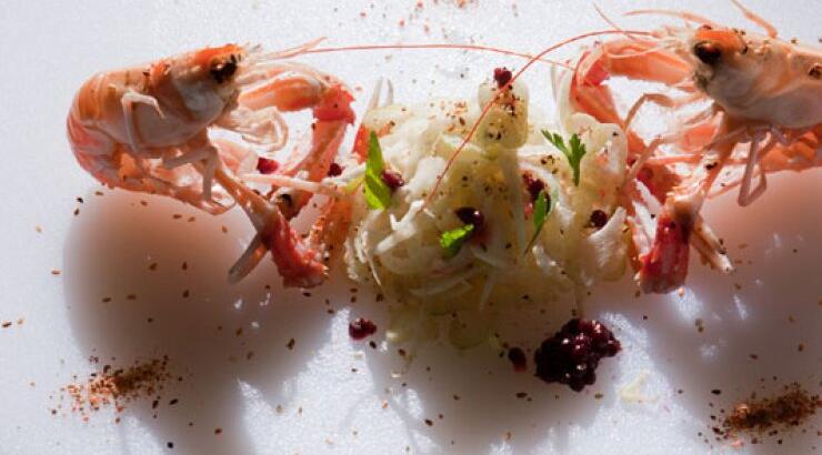 Καραβίδες με ταλιολίνι