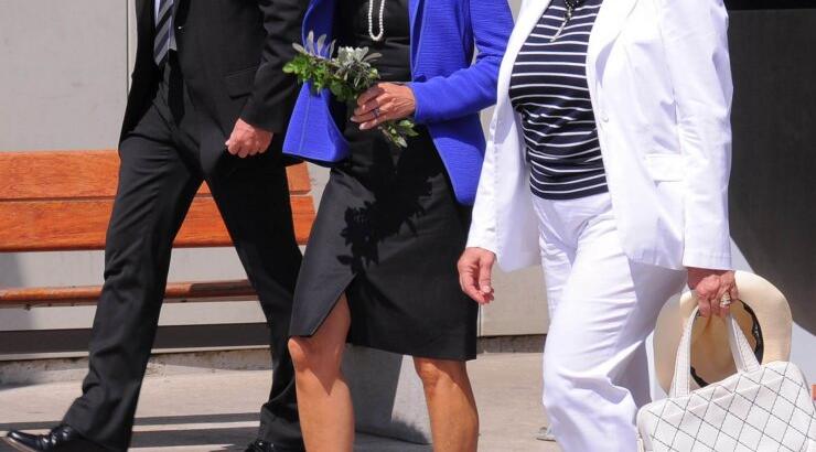 Άντρη Αναστασιάδη και Τζιλ Μπάϊντεν στο κάστρο της Λεμεσού [εικονες]