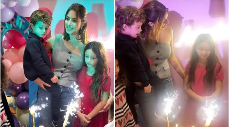 Κωνσταντίνα Ευριπίδου: Στο πάρτι για τα 8α γενέθλια της κόρης της, Αριάδνης [εικόνες & βίντεο]