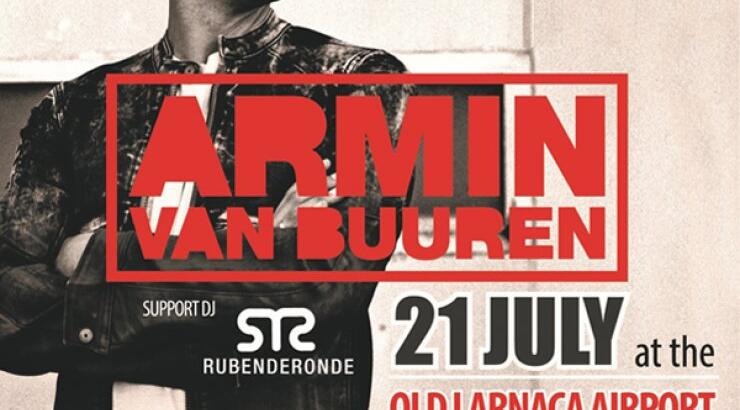 Ο Armin Van Buuren έτοιμος για άφιξη στο παλιό αεροδρόμιο Λάρνακας