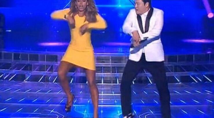 Και η Mel B δοκιμάζει το Gangnam Style