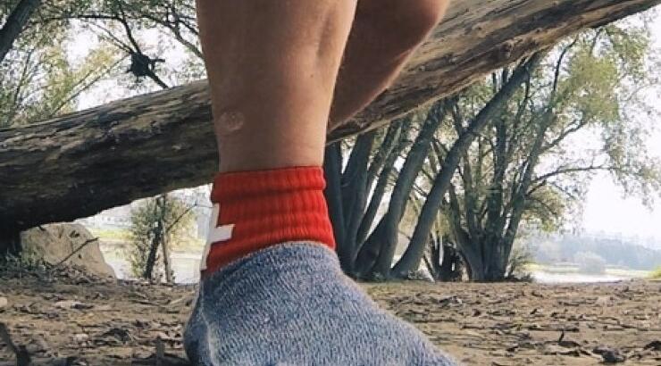 Κάλτσες-γάντια για περπάτημα
