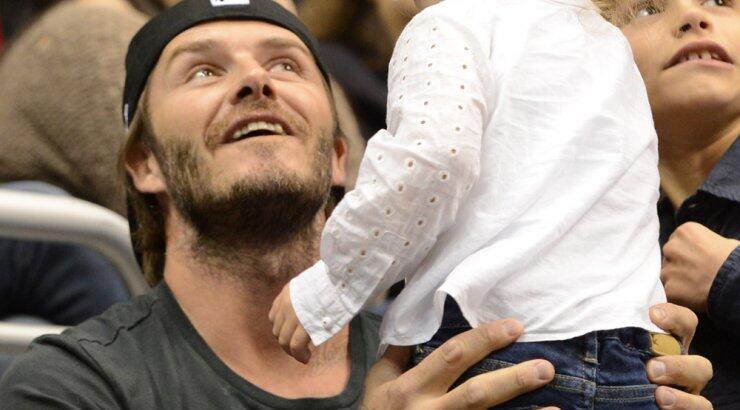 David Beckham: ‘’Κολλημένος με την κόρη του