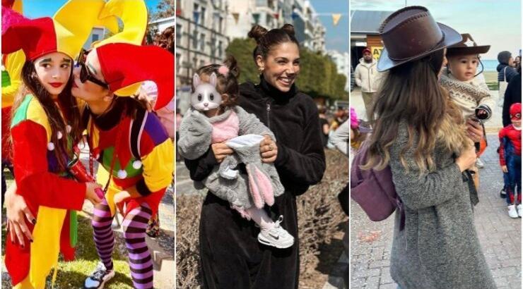 Επώνυμες Κύπριες μασκαρεύτηκαν με τα παιδιά τους [εικόνες]