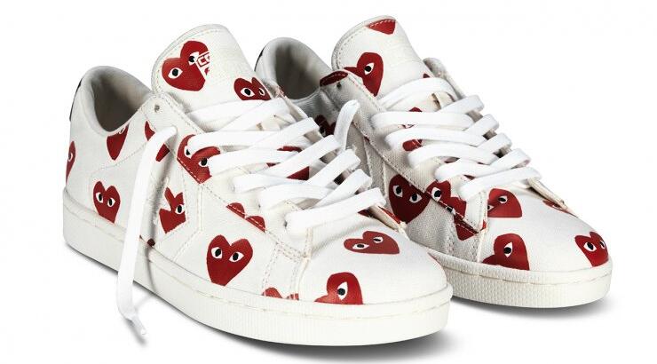 Funky sneakers από την Converse και το Comme des Garçons