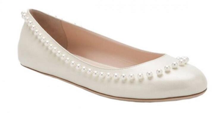 Φλατ: Η νέα τάση στα νυφικά παπούτσια [εικόνες]