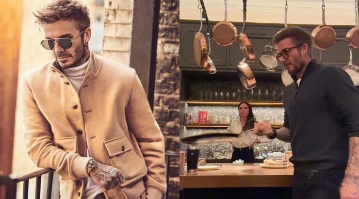 Ο David Beckham φτιάχνει pancakes και είναι ότι πιο σέξι και διασκεδαστικό θα δεις σήμερα