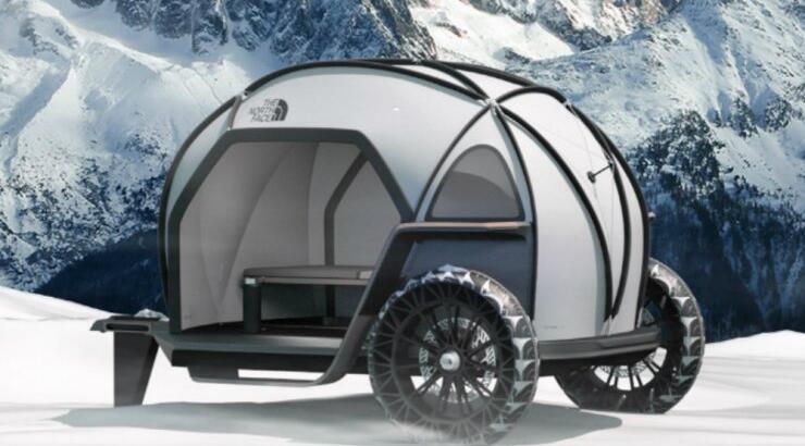 Design τροχόσπιτο Futurelight για κρύες αποδράσεις!