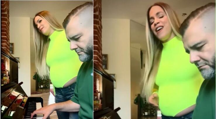 Κατερίνα Στικούδη: Εκείνη τραγουδάει στο σπίτι και ο σύζυγός της παίζει πιάνο [βίντεο]