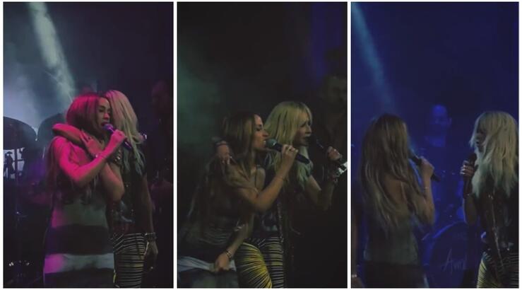 Η Άννα Βίσση ανέβασε στη σκηνή την Ελένη Φουρέιρα και έγινε χαμός στο μαγαζί [βίντεο]