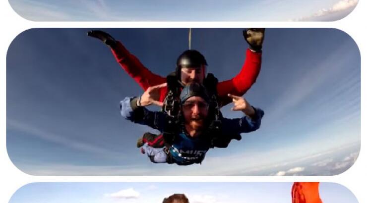 Αντρέας Φυλακτού: Πήδηξε από τα 15.000 πόδια για φιλανθρωπικό σκοπό! [βίντεο]