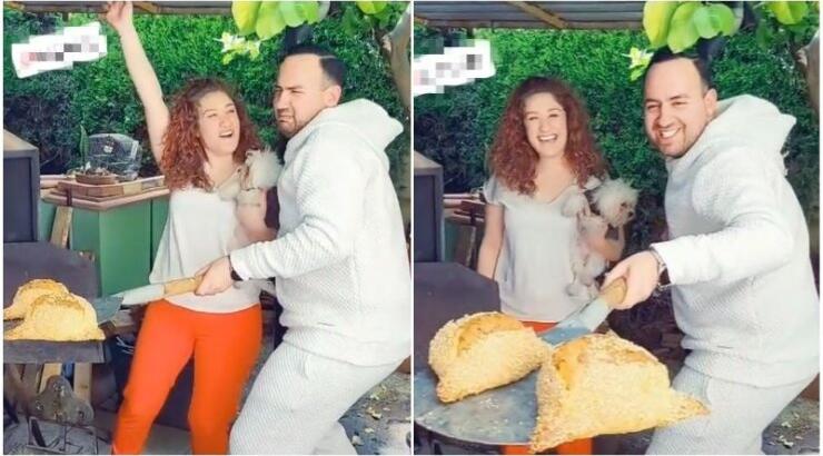 Μαυρίκιος Μαυρικίου - Ιλάειρα Ζήση: Xαμός στο TikTok τραγουδώντας και ψήνoντας μαζί φλαούνες [βίντεο]