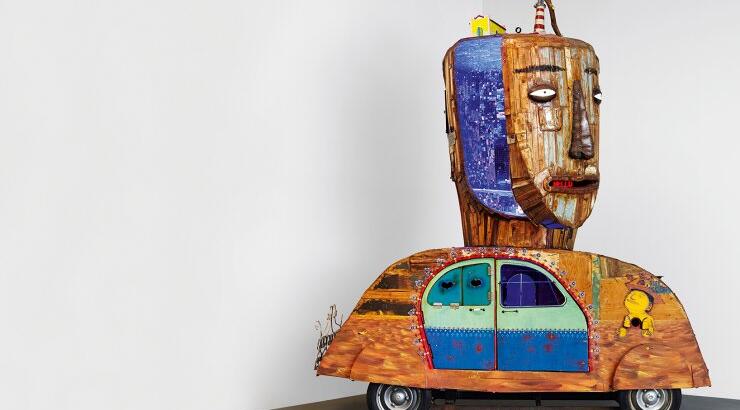 Ένα beetle γίνεται έργο τέχνης