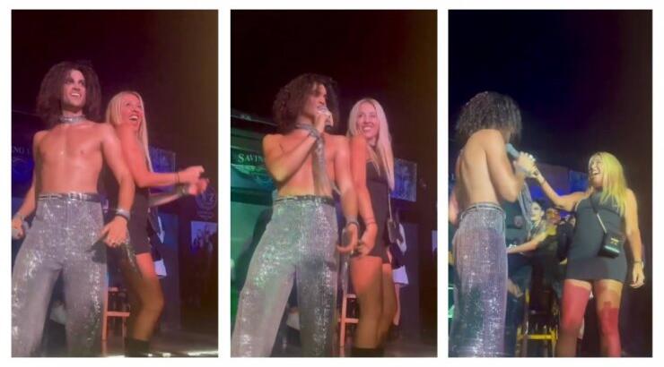 Η Γωγώ Μαστροκώστα on stage με τον μεγάλο γιο της Στάλως Ηλία! [βίντεο]