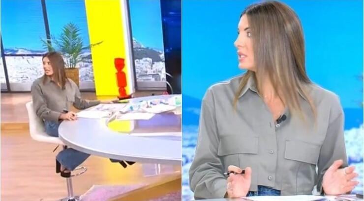 Το βίντεο με την αντίδραση της Σταματίνας Τσιμτσιλή τη στιγμή που έγινε ο σεισμός ενώ έκανε εκπομπή