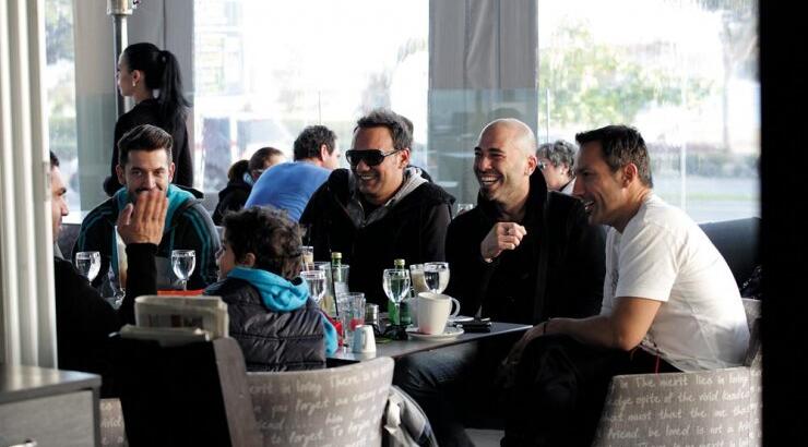 Βαλάντης- Πέτρος Ίμβριος - Ανδρέας Στάμος: Στιγμές χαλάρωσης στη Λεμεσό