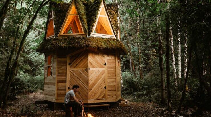Ένα σπιτάκι καλυμμένο με… μούχλα είναι η νέα πρόταση για διαμονή στο δάσος