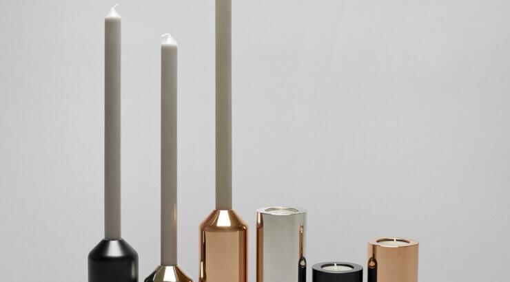 Κηροπήγια με δύο όψεις