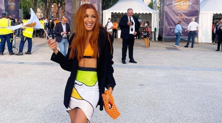 Κάλια Ελευθερίου: Παρακολούθησε τον ημιτελικό της Eurovision στο Pala Alpitour στο Τορίνο! 