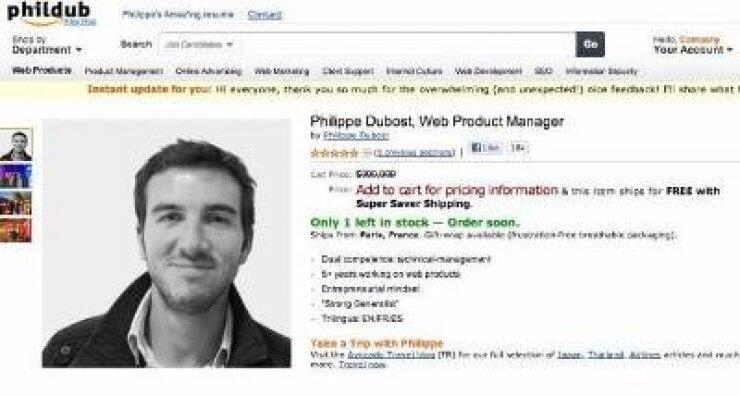 Το καλύτερο βιογραφικό για εύρεση εργασίας που έχετε δει ποτέ!