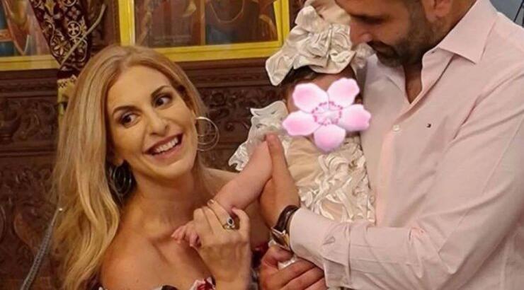 Ιωάννα Κασουλίδου – Ανδρέας Ζακχαίος: Το φωτογραφικό άλμπουμ της βάπτισης της κόρης τους!