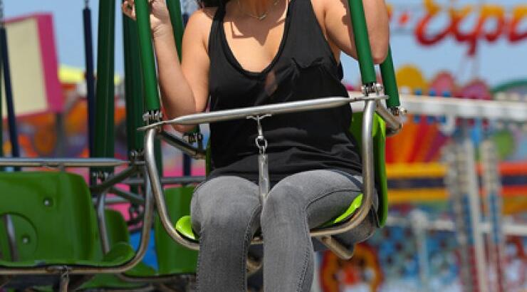 H Kim Kardashian στο λούνα παρκ [εικόνες]