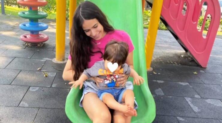 Μαρία Κορτζιά: Με τον μικρό Σοφοκλή στο λούνα παρκ στη Λευκωσία! [εικόνες]