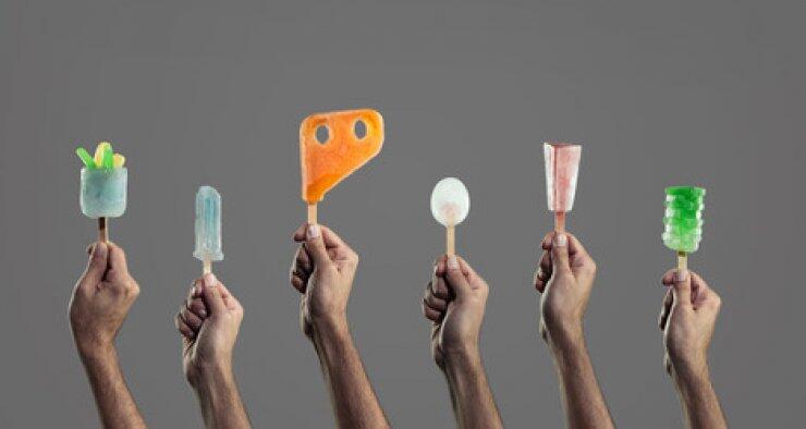 Παγωτά σε περίεργα σχήματα