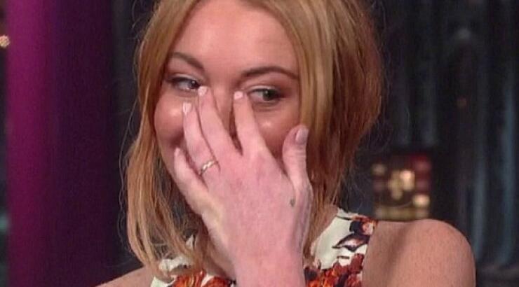 Η Lindsay Lohan έβαλε τα κλάματα σε τηλεοπτική εκπομπή