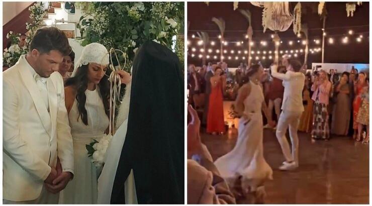 Λούκας Γιώρκας – Βασιλική Σαλαμπάση: Έκαναν είσοδο στο πάρτι τραγουδώντας μαζί [βίντεο]