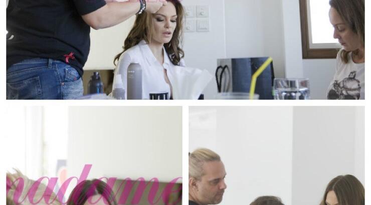 Στα παρασκήνια της φωτογράφησης της Υβόννης Μπόσνιακ για τη Madame Figaro Νοεμβρίου