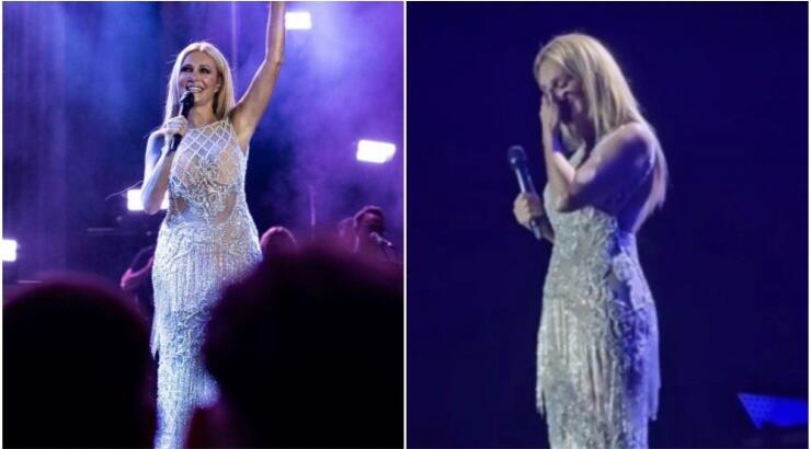 Νατάσα Θεοδωρίδου: Δάκρυσε επί σκηνής η τραγουδίστρια σε συναυλία της [βίντεο]