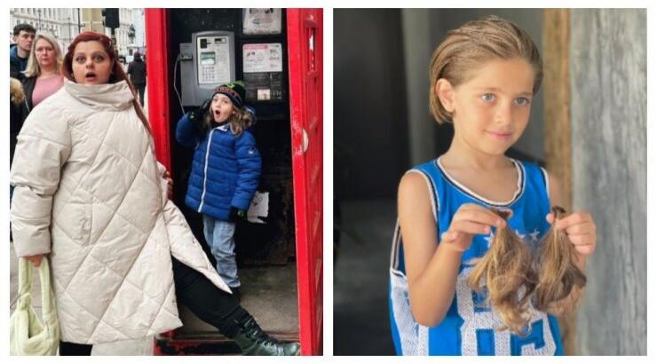 Συγκίνησε ο γιος της Μαριλένης Σταύρου: Έκοψε τα μαλλιά του για να τα δωρίσει [βίντεο]