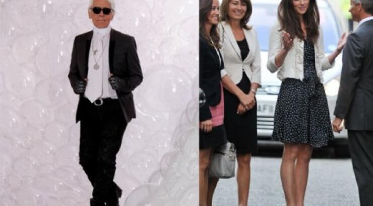 Ο Καρλ Λάγκερφελντ θαυμάζει την κυρία Μίντλετον