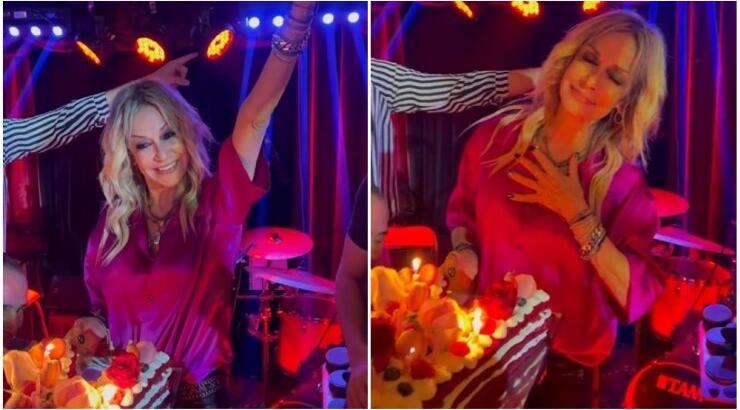 Άννα Βίσση: Γιόρτασε τα 65α γενέθλια της με πριβέ πάρτι και μία γιγάντια red velvet τούρτα [βίντεο]