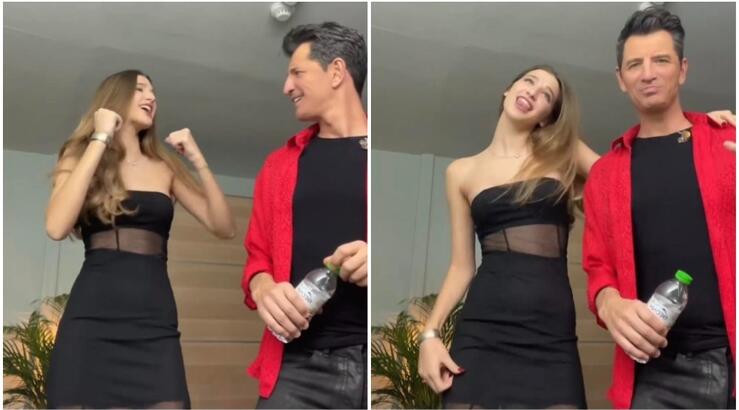 Σάκης Ρουβάς: Η κόρη του Αναστασία χορεύει και τραγουδάει μαζί του δικό του τραγούδι [βίντεο]