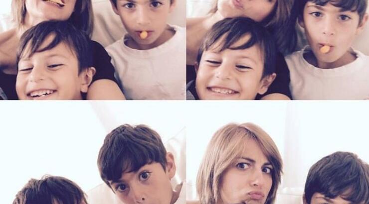 Μαρία Έλενα Κυριάκου: Η βαρκάδα στην Πάφο με τα τρία παιδιά της [εικόνες]