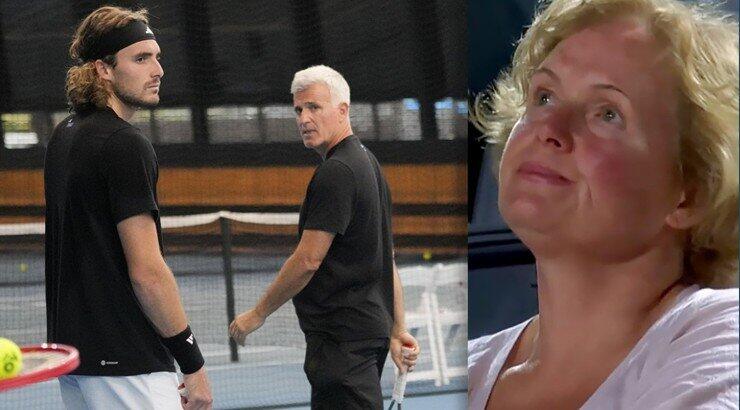 Στέφανος Τσιτσιπάς: Τι είπε ο πατέρας του μετά το σάλο με τις βρισιές στη μητέρα του - Ζήτησε να φύγει από το γήπεδο [βίντεο]