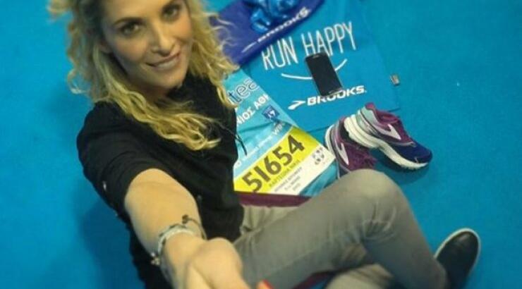 Νίκη Κάρτσωνα: Έτρεξε στον Μαραθώνιο Αθήνας μαζί με τον γιο της![βίντεο]