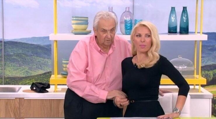 Άφωνη η Μενεγάκη – Εμφανίστηκε ο Κοντομηνάς στην εκπομπή της