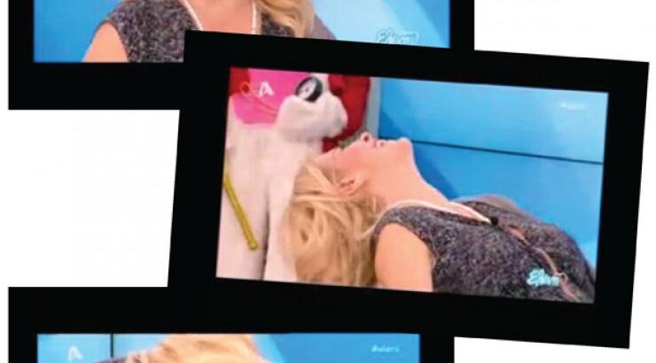 Ελένη Μενεγάκη: Έπεσε κάτω από τα γέλια, γιατί…