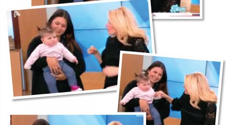 "Έλιωσε" η Ελένη Μενεγάκη μόλις είδε τη μπέμπα