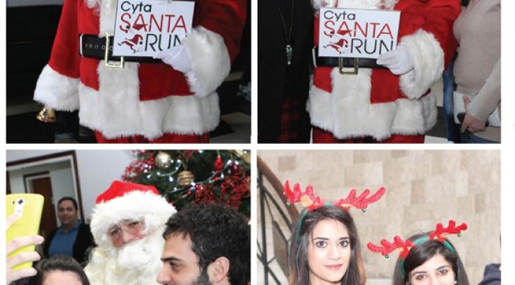 Στο συγκρότημα ΔΙΑΣ ο Άγιος Βασίλης για το επικείμενο CYTA Santa Run
