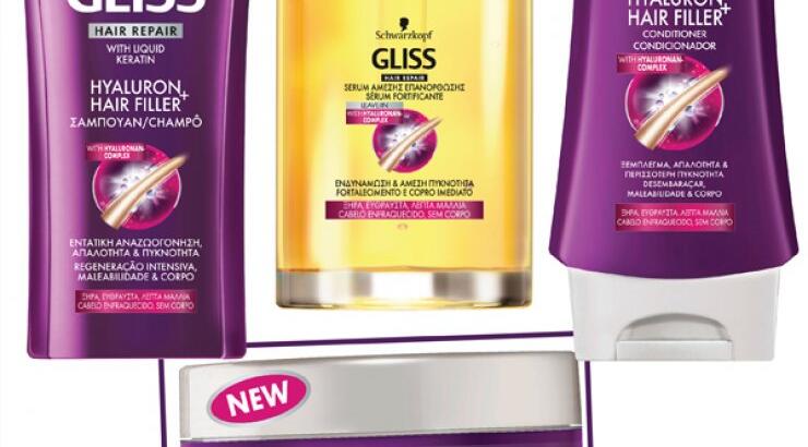 Το Gliss λανσάρει τη νέα σειρά Gliss Hyaluron Hair Filler+
