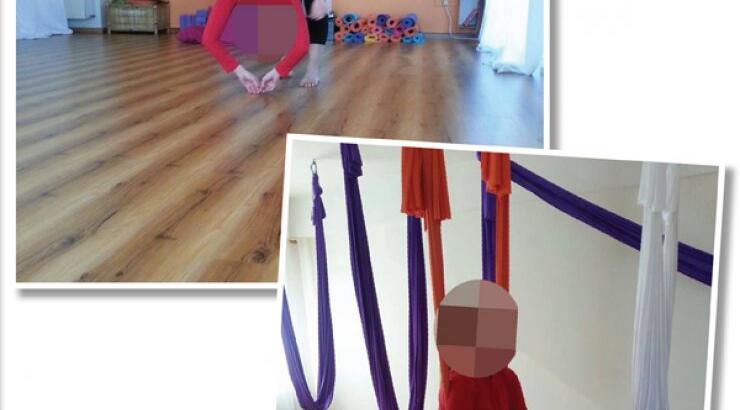 Ποια Κύπρια παρουσιάστρια κάνει aerial yoga;