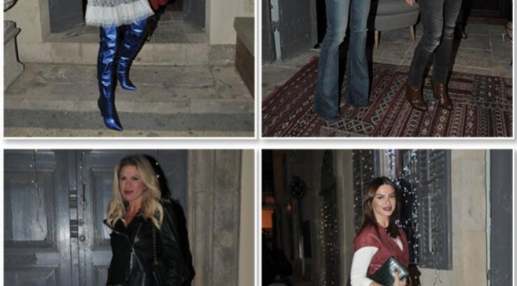 Στην παρουσίαση της νέας συλλογής από γούνες από την Monique Varbedian και την Sharon Holmes